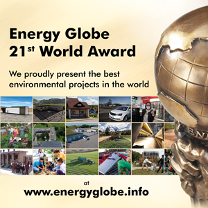 21st Energy Globe World Award – Web Stream, Videos & detailed Information of all Winners & Nominees at www.energyglobe.info