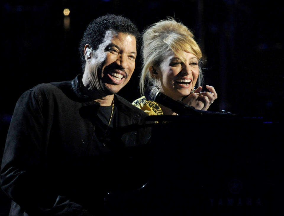 Nicole y Lionel Richie