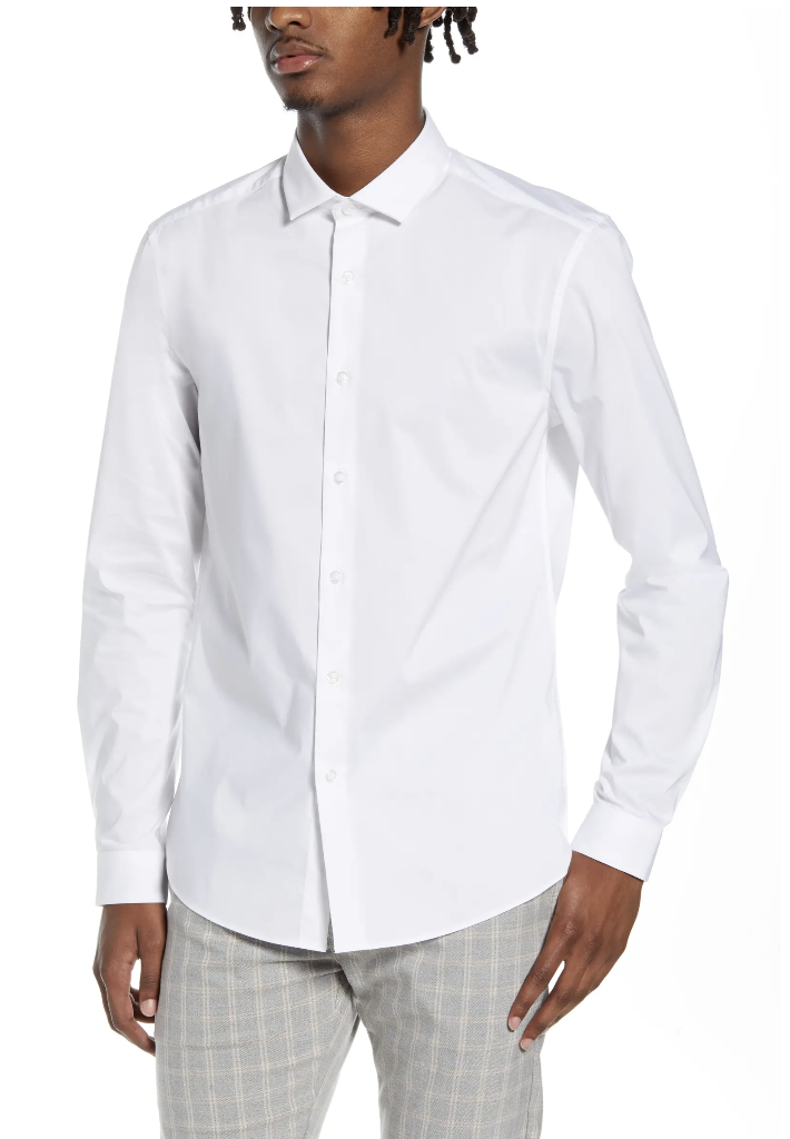 topman white dress shirt for men