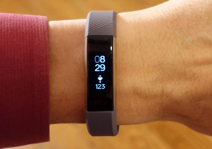 The Fitbit Alta HR: The world’s slimmest heart-tracking band.