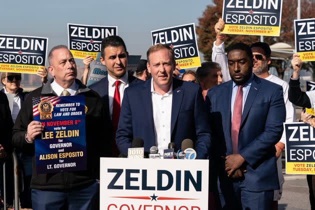 Rep. Lee Zeldin (R) made crime central to his campaign.