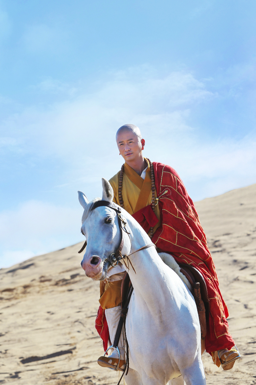 Longevity Monk (Jacky Wu Jing) in “A Chinese Odyssey Part Three (大话西游3)”. (Shaw Organisation)