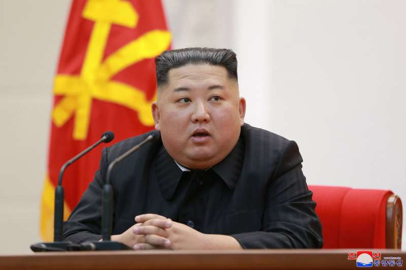 2019年2月8日，北韓朝鮮人民軍建軍節，金正恩發表談話（AP）