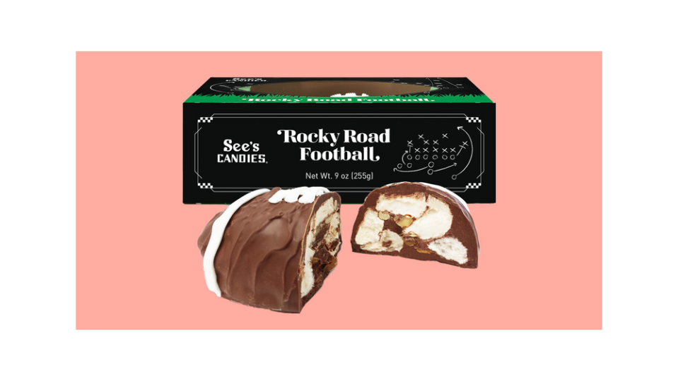 Best chocolate gifts for Valentine’s Day: See’s Rocky Road Football