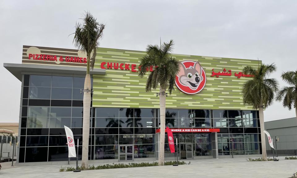 Chuck E. Cheese unveiled first location in Africa in Royal Park Mall in Sheikh Zayed City, just outside of Cairo, Egypt with franchise partner Unique Hospitality Company.