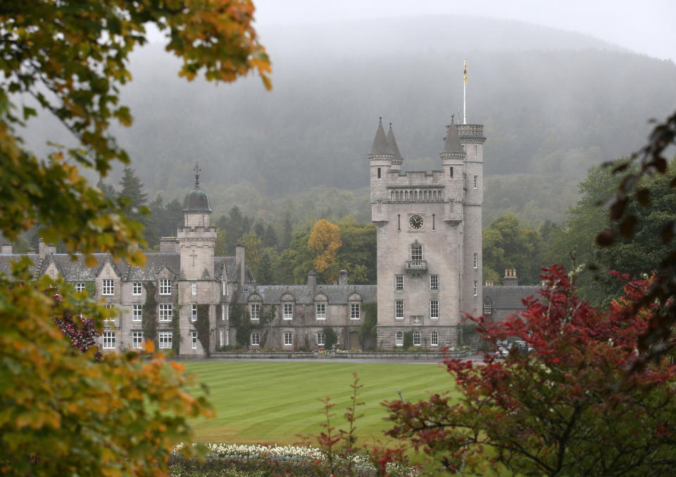 The gardens of Balmoral Castle have been expanded and improved by the Royal Family throughout the years. (PA)