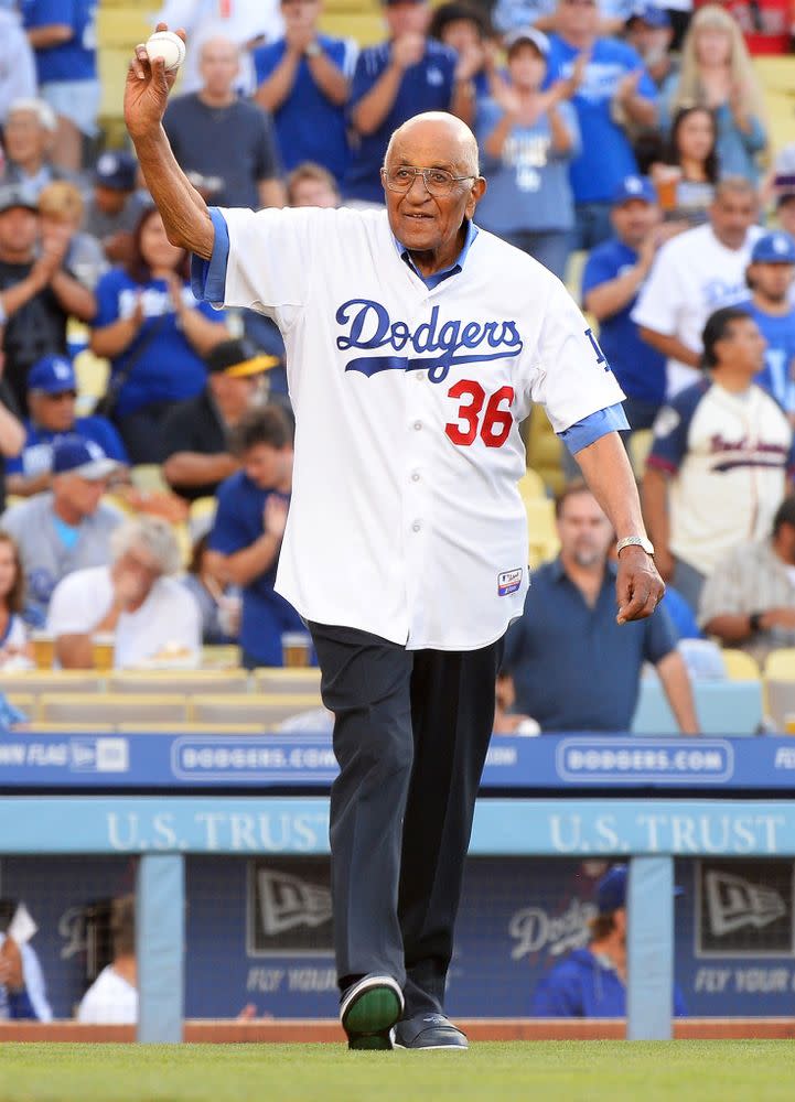 Legendary Dodgers Pitcher Don Newcombe Dies at 92