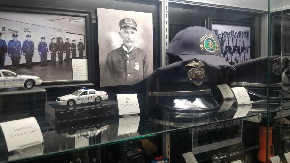 Artifacts are displayed at the WPD's Museum & Education Center. Wednesday, March 29, 2023.