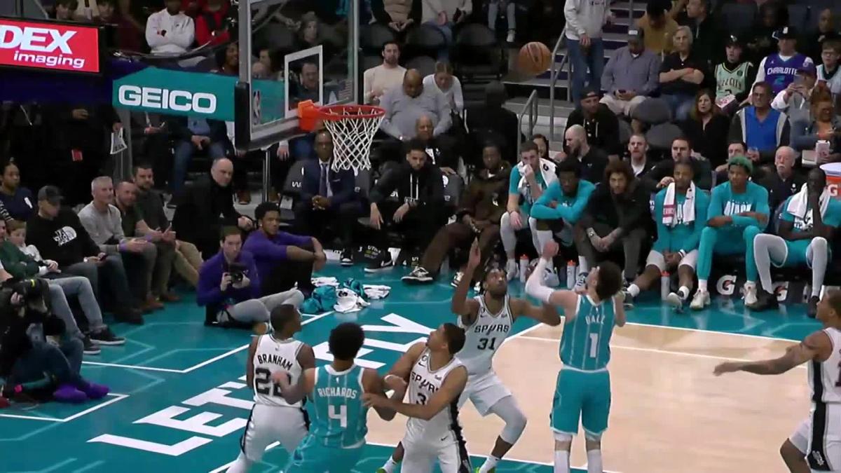 Bryce McGowens Dunk v. Spurs 02/15/23, Tottenham Hotspur F.C., MCGOWENS  ON ONE, By Charlotte Hornets
