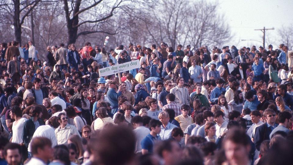 Earth Day Crowd Philadelphia