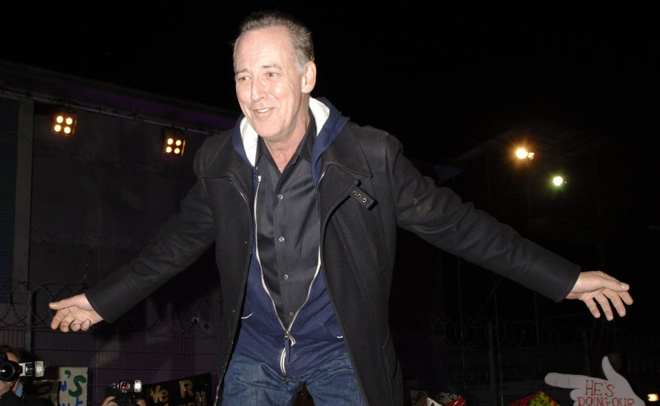 Michael Barrymore becomes the 10th person to be evicted from the Celebrity Big Brother house during the Grand Final, finishing in 2nd place, at Elstree Studios, north London, Friday 27 January 2006. See PA story SHOWBIZ Brother. PRESS ASSOCIATION Photo. Photo credit should read: Yui Mok/PA   (Photo by Yui Mok - PA Images/PA Images via Getty Images)