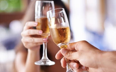 Champagne is back on form in the UK market - Credit: Getty