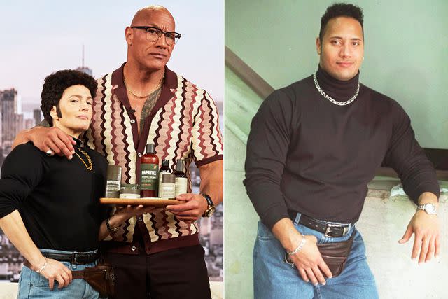 <p>The Drew Barrymore Show/Ash Bean; Dwayne Johnson/Twitter</p> Drew Barrymore