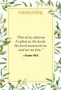 <p>“Out of my distress I called on the Lord; the Lord answered me and set me free.”</p>