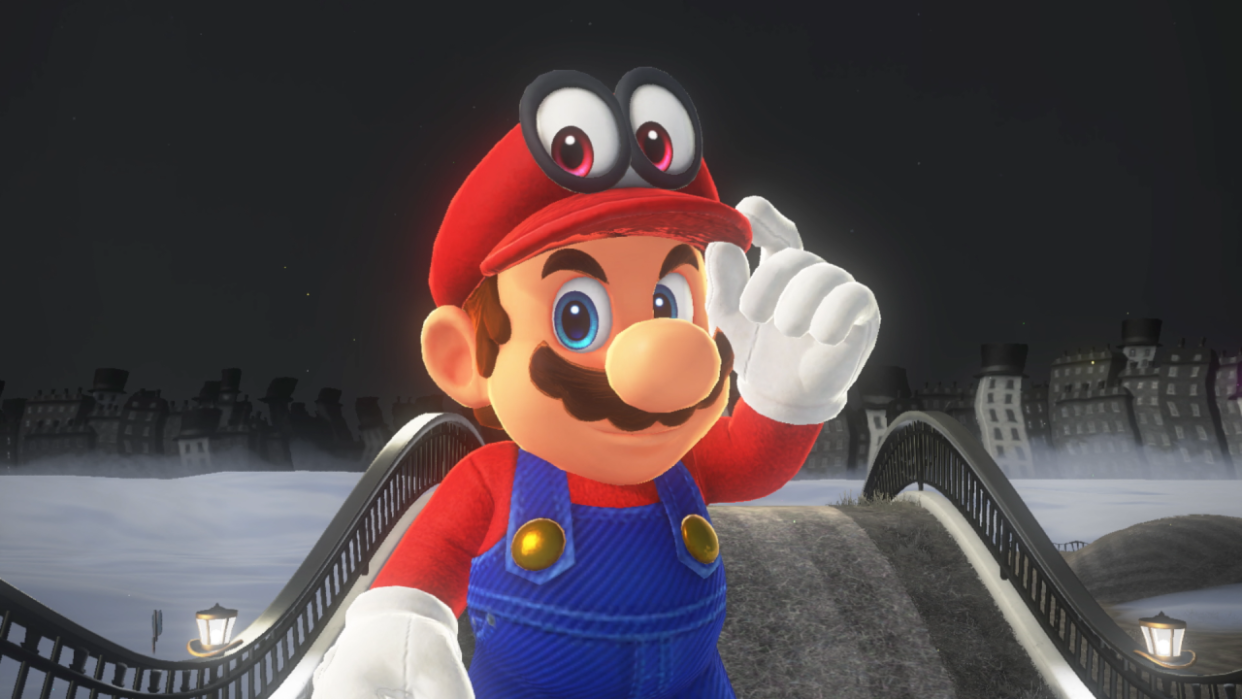 Mario with hat