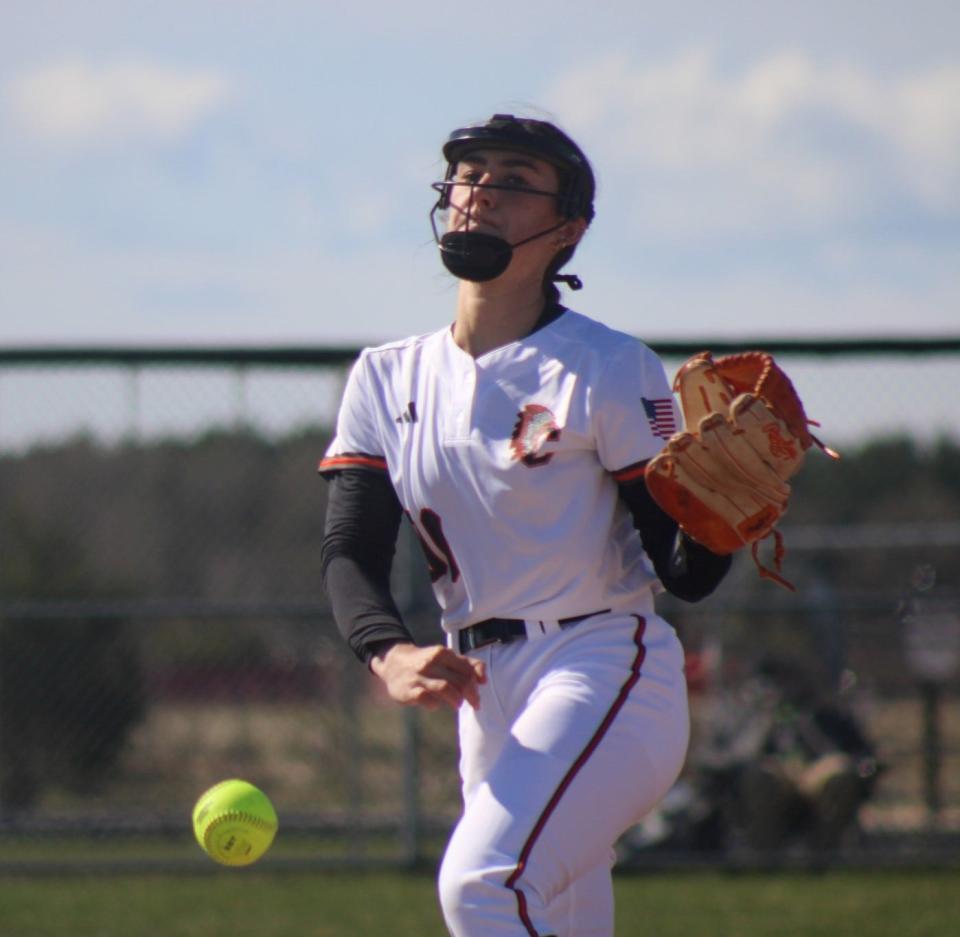 Cheboygan senior Libby VanFleet is one of the top returning softball players in the Cheboygan area for the 2024 season.