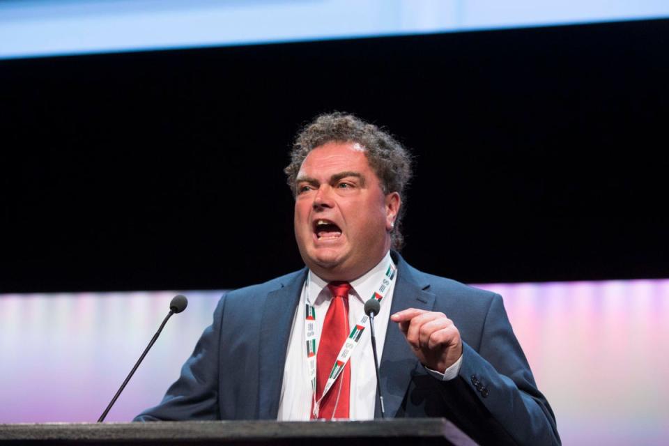 General secretary of the Transport Salaried Staffs’ Association Manuel Cortes (Rick Findler/PA) (PA Archive)