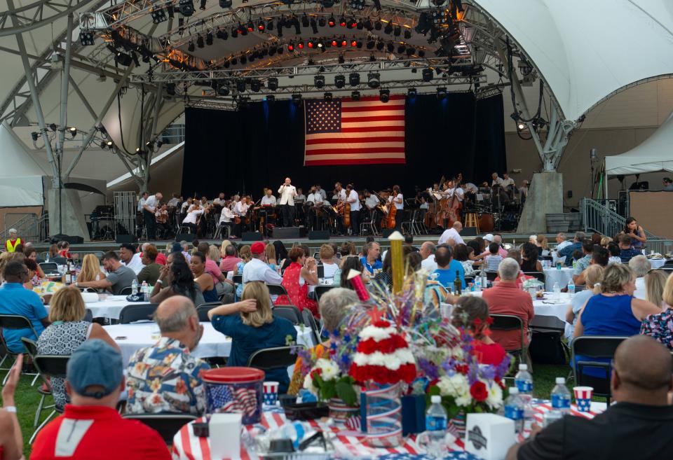 Audiences enjoy a previous edition of the Columbus Symphony's "Patriotic Pops."