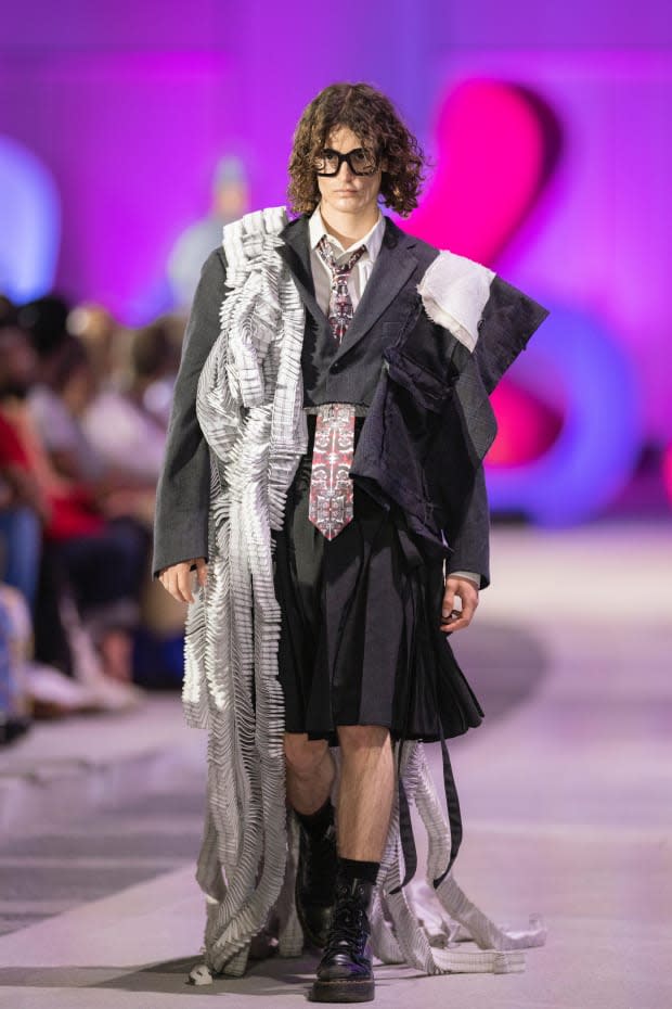 A look by Hayden Yang for SCAD's 2023 Fashion Show.<p>Photo: Courtesy of SCAD</p>