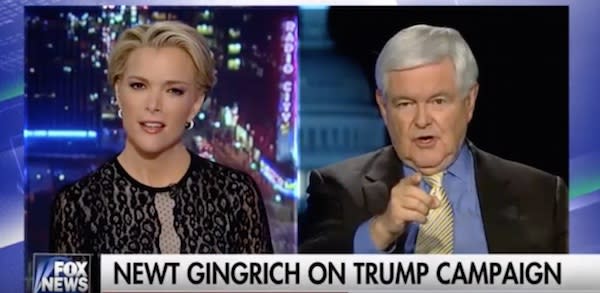 Megyn Kelly and Newt Gingrich