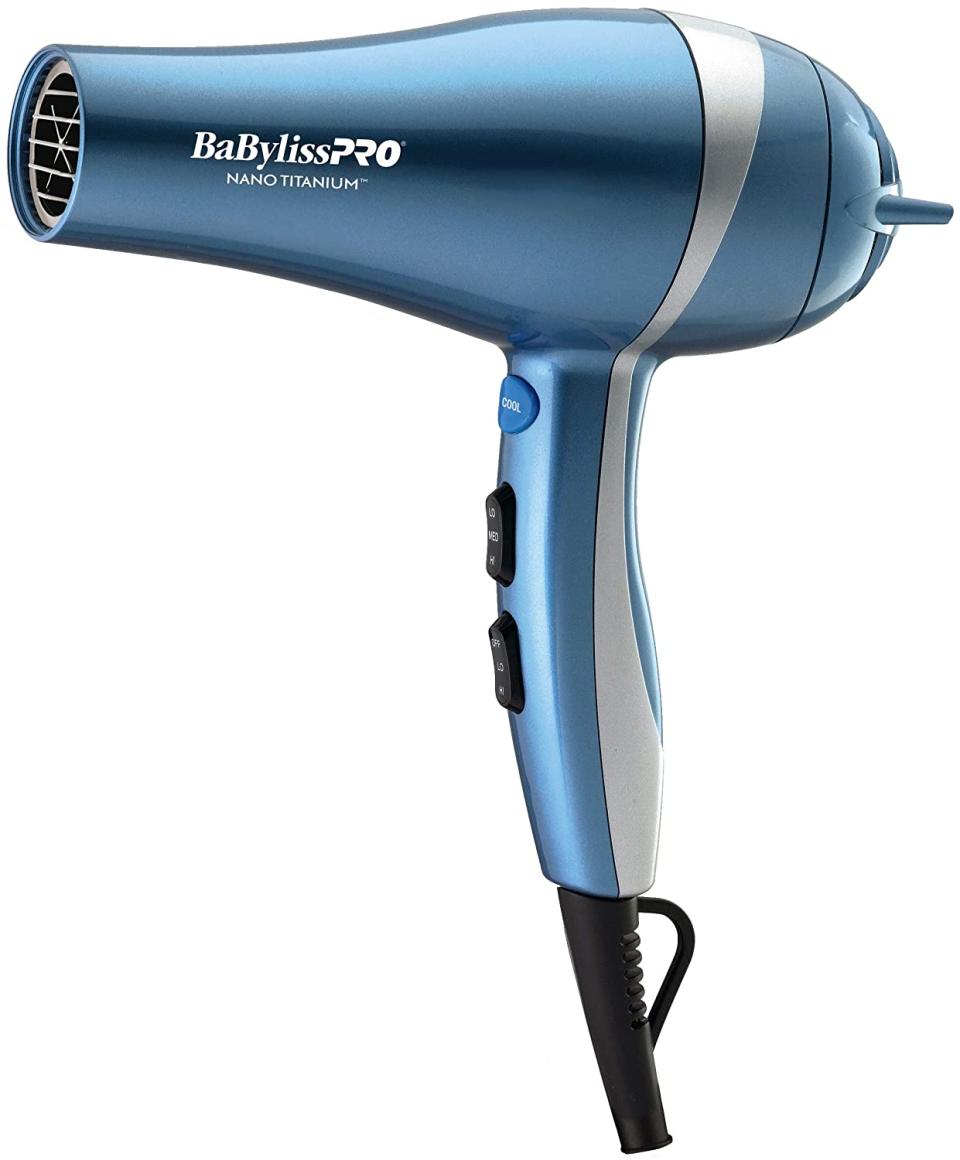 BaBylissPRO Nano Titanium Hair Dryer; best hair dryers for men