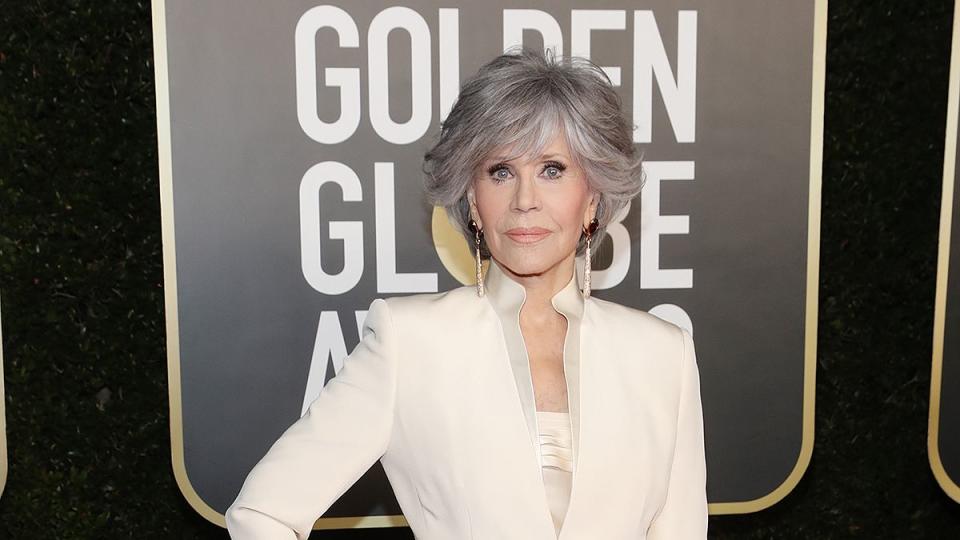 Jane Fonda attends the 78th Annual Golden Globe Awards held at The Beverly Hilton and broadcast on February 28, 2021