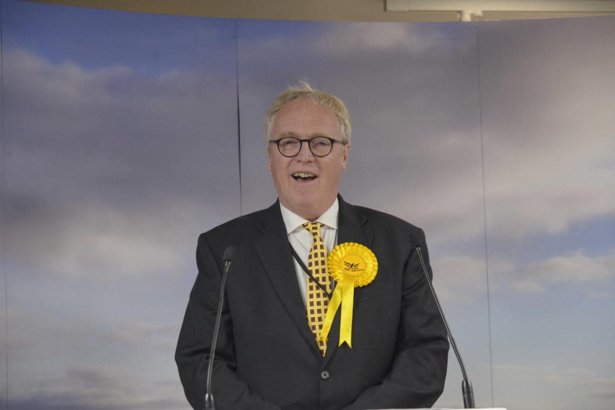 Liberal Democrat Brian Mathew has won the Melksham and Devizes seat. <i>(Image: Trevor Porter)</i>