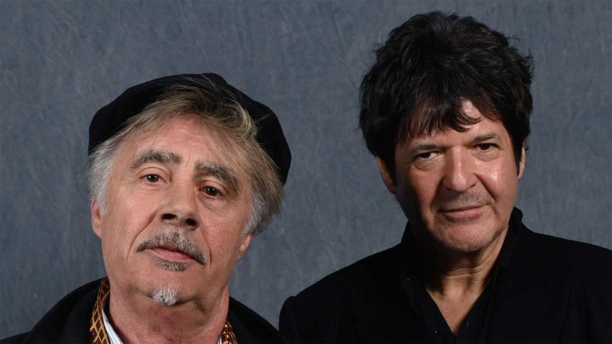  Glen Matlock and Clem Burke studio portrait 