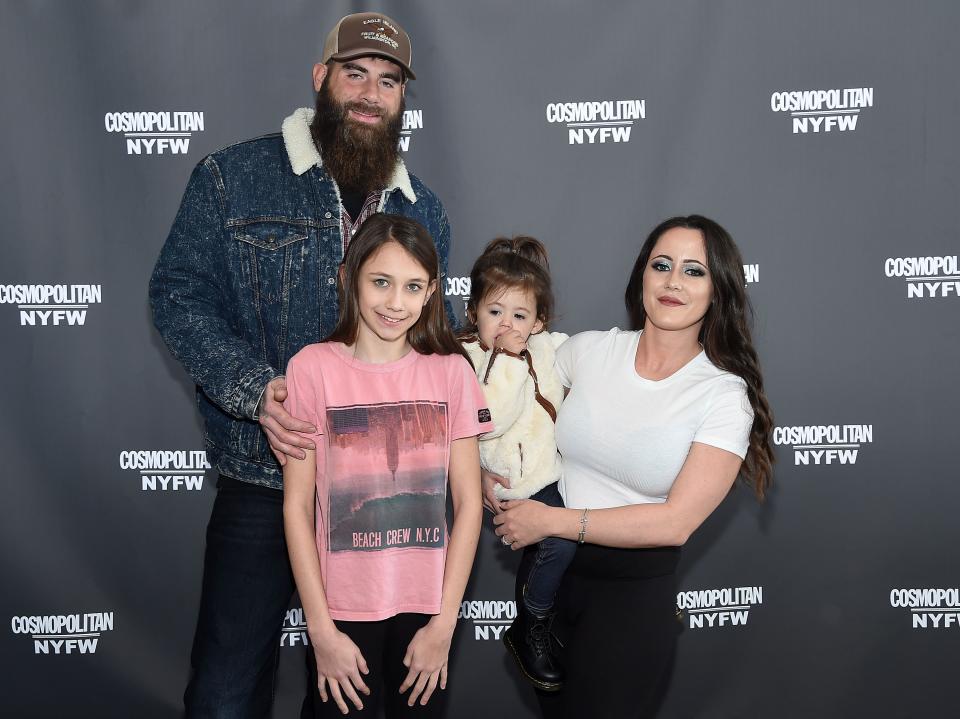 Jenelle Evans, David Eason, and family