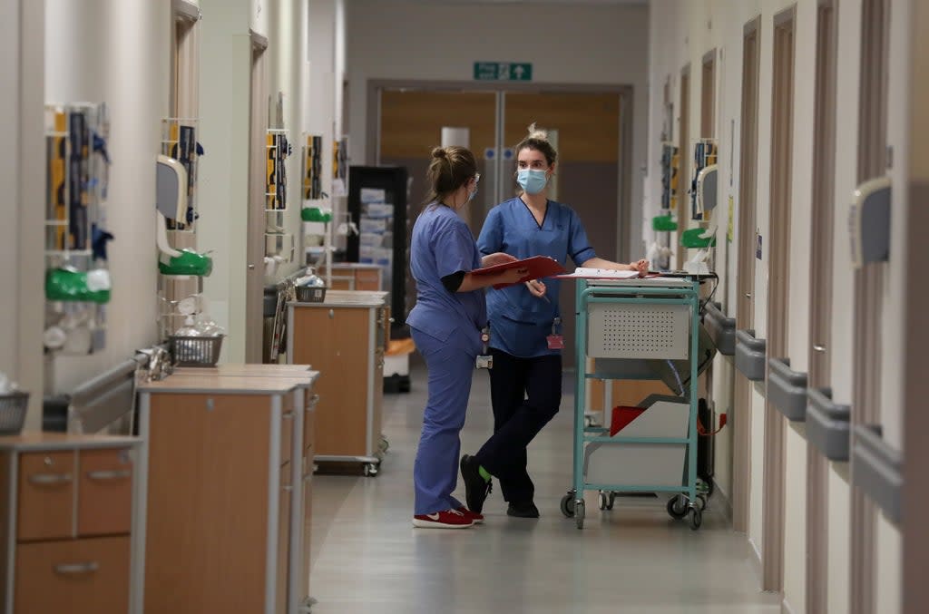 Hospitals are struggling with a backlog caused by the Covid pandemic  (PA Wire)