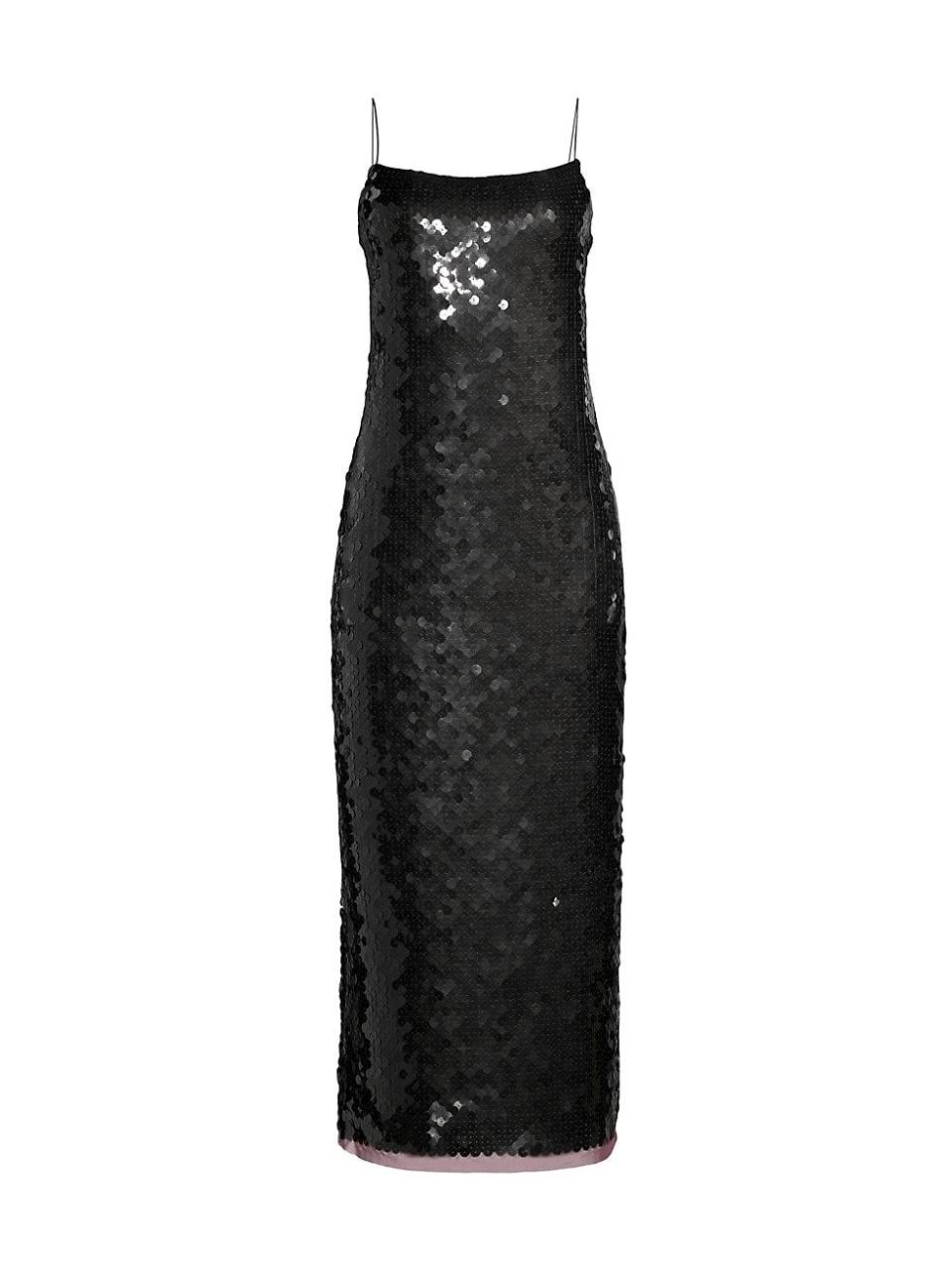 14) Sequin Slip Dress