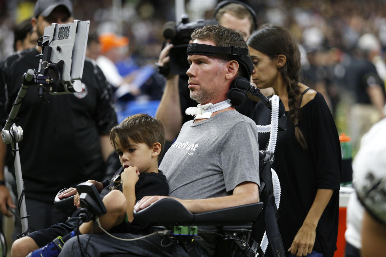 The House of Representatives voted to award former Saints legend Steve Gleason, who has helped raise millions of dollars for ALS research, the Congressional Gold Medal on Thursday. (Tyler Kaufman/Getty Images)