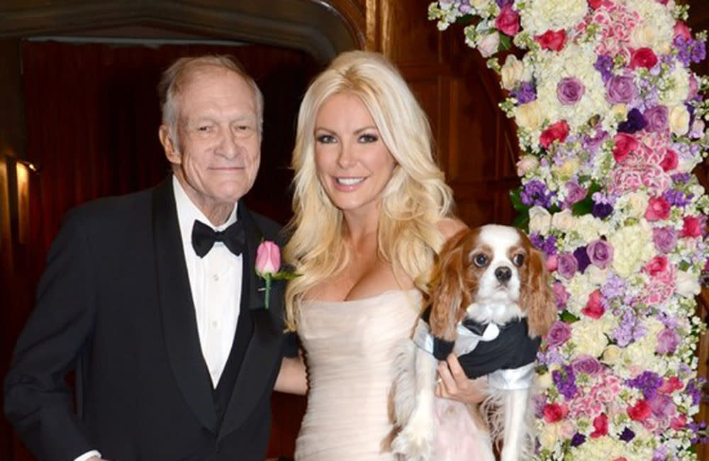 Crystal Hefner has suffered Lyme disease and a breast implant illness – which she now blames on the Playboy Mansion attacking her immune system credit:Bang Showbiz