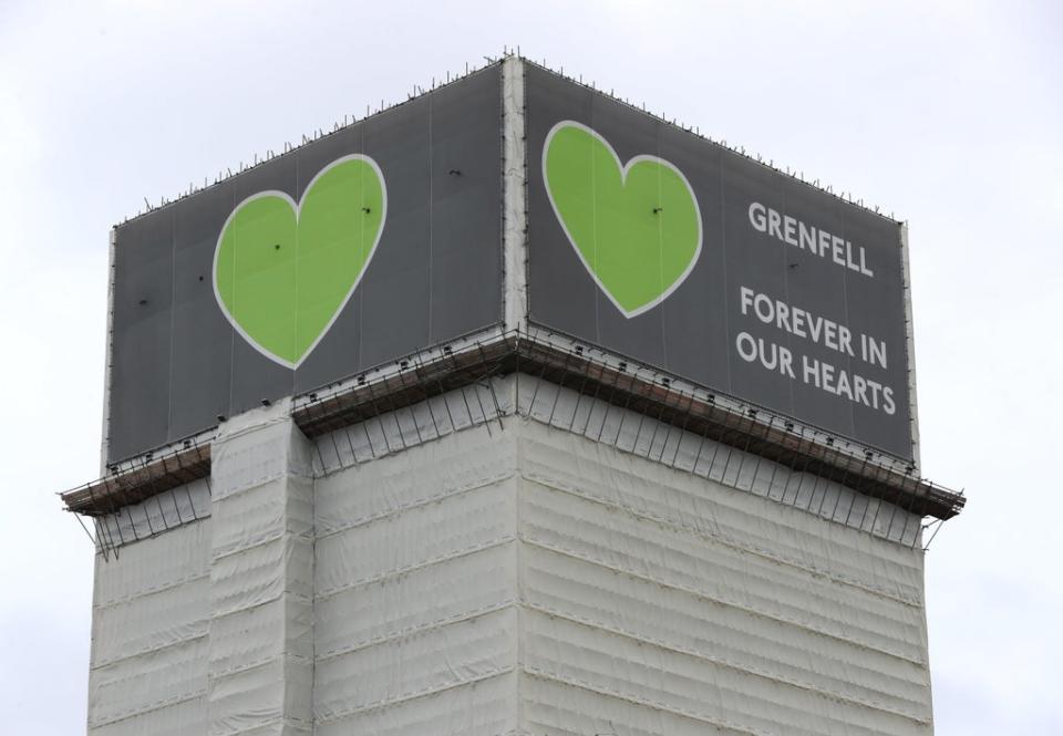 Harry Kane endorsed Grenfell Athletic FC, which was formed in the wake of the 2017 blaze at the west London tower (Jonathan Brady/PA) (PA Archive)