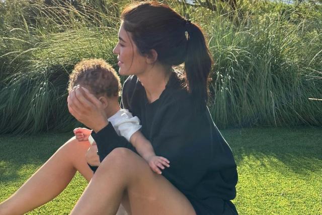 Kylie Jenner Shares Adorable New Photos of Son After Confirming His Name Is  Still Wolf