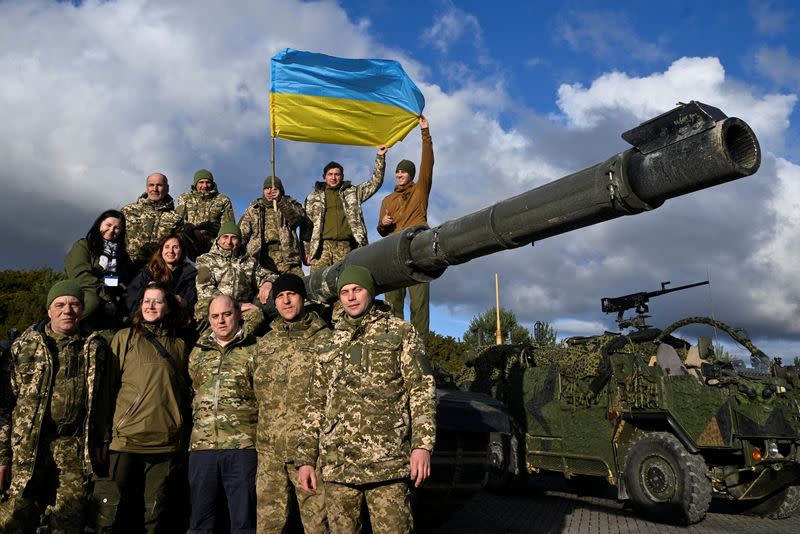 British army train Ukrainian troops