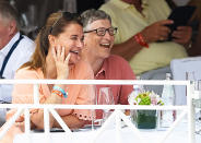 <p>The pair share a laugh while attending the Global Champions Tour of Monaco in 2017 in Monte-Carlo, Monaco.</p>