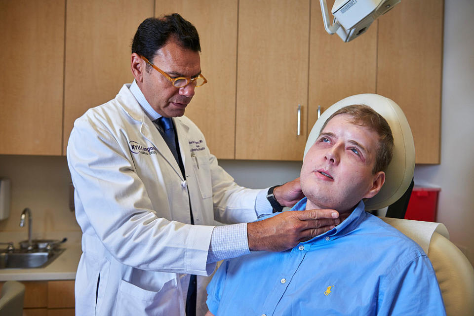 Mr Hardison was treated by Dr Eduardo Rodriguez at New York University Langone Medical Center (Picture: Getty)