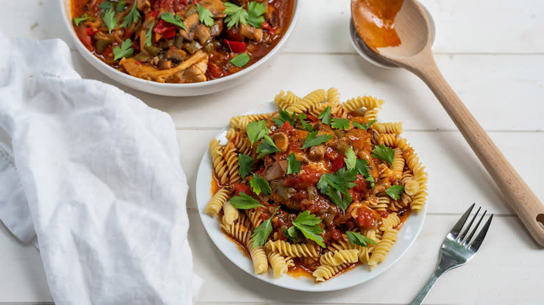 Instant Pot Chicken Cacciatore 