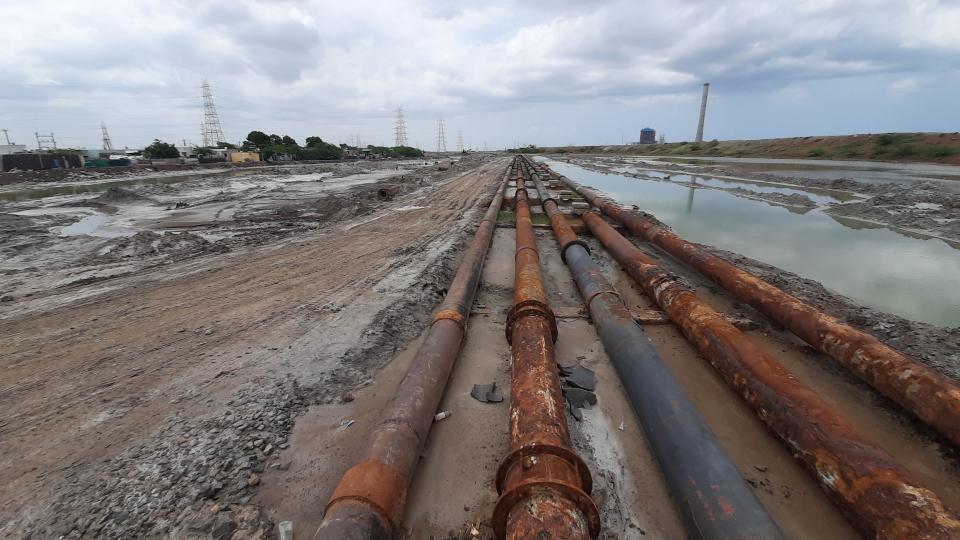 <div class="paragraphs"><p>NCTPS uses pipelines to transport coal across the Kosasthalaiyar river in Ennore in Tamil Nadu’s Thiruvallur district and also redirects the ash slurry into the ash pond in Seppakkam.</p></div>