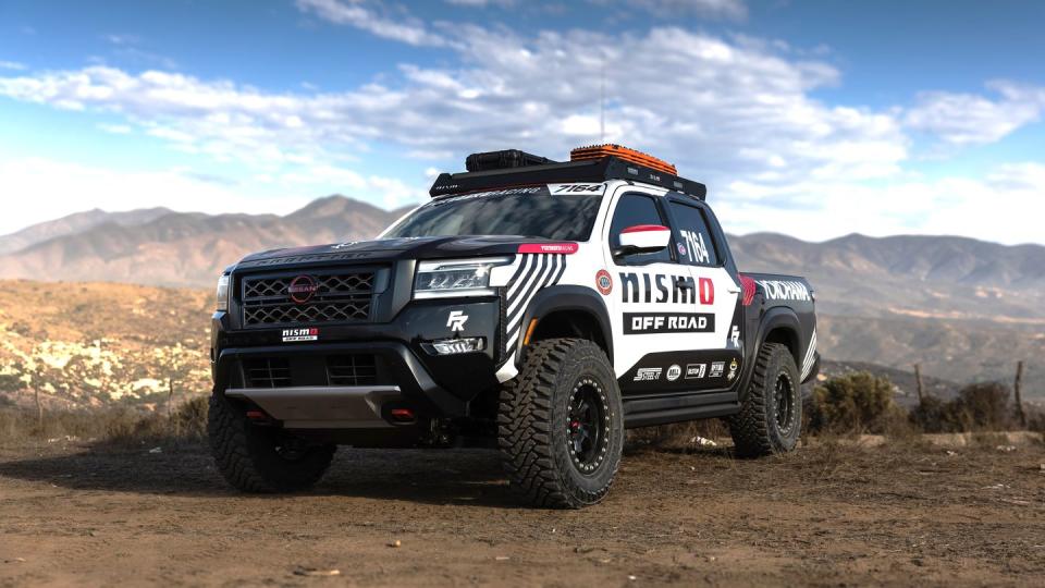 nissan's forsberg frontier off road race truck