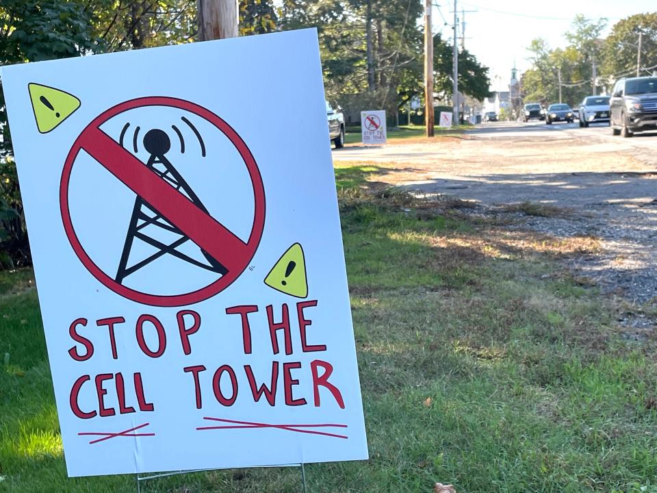A group of residents campaigned against a proposed cell tower on Barbour Road in Hampton. The town's Zoning Board denied the project Jan. 10.