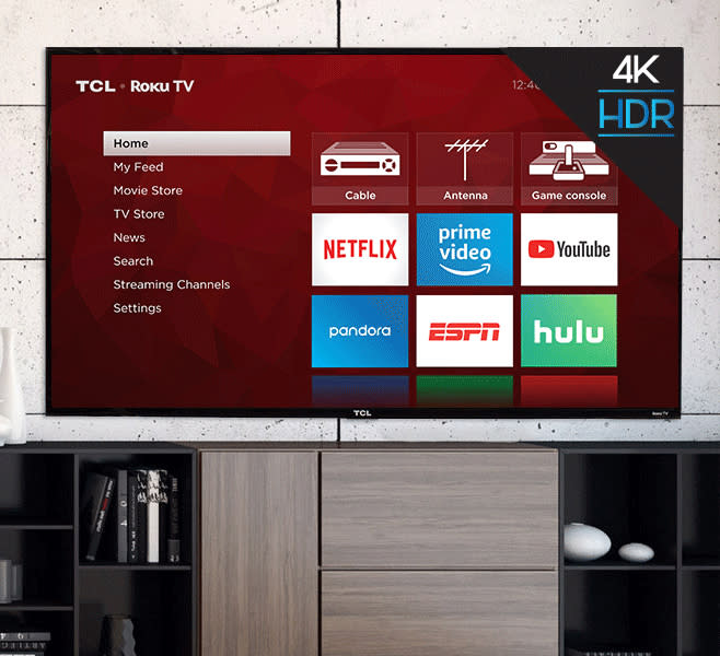 Save 44 percent—TCL 50-inch 4K Smart LED Roku TV (50S425). (Photo: Amazon)