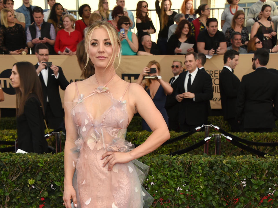 Platz 2: Silber geht in der "Forbes"-Liste an Kaley Cuoco. 'Penny' aus "The Big Bang Theory" nahm angeblich die stolze Summe von 26 Millionen US-Dollar ein. Aber welche Schauspielerin hat das getoppt? (Bild-Copyright: Jordan Strauss/Invision/AP)