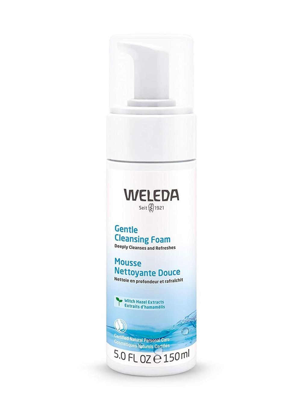 <p><strong>Weleda</strong></p><p>weleda.com</p><p><strong>$15.00</strong></p><p><a href="https://go.redirectingat.com?id=74968X1596630&url=https%3A%2F%2Fwww.weleda.com%2Fproduct%2Fg%2Fgentle-cleansing-foam&sref=https%3A%2F%2Fwww.harpersbazaar.com%2Fbeauty%2Fskin-care%2Fg32417770%2Fbest-face-wash%2F" rel="nofollow noopener" target="_blank" data-ylk="slk:Shop Now;elm:context_link;itc:0;sec:content-canvas" class="link ">Shop Now</a></p><p>Once you start cleansing with this cloudlike foam, you’ll find other face washes to be disappointing. Its plush texture removes makeup swiftly without any harsh ingredients.</p>