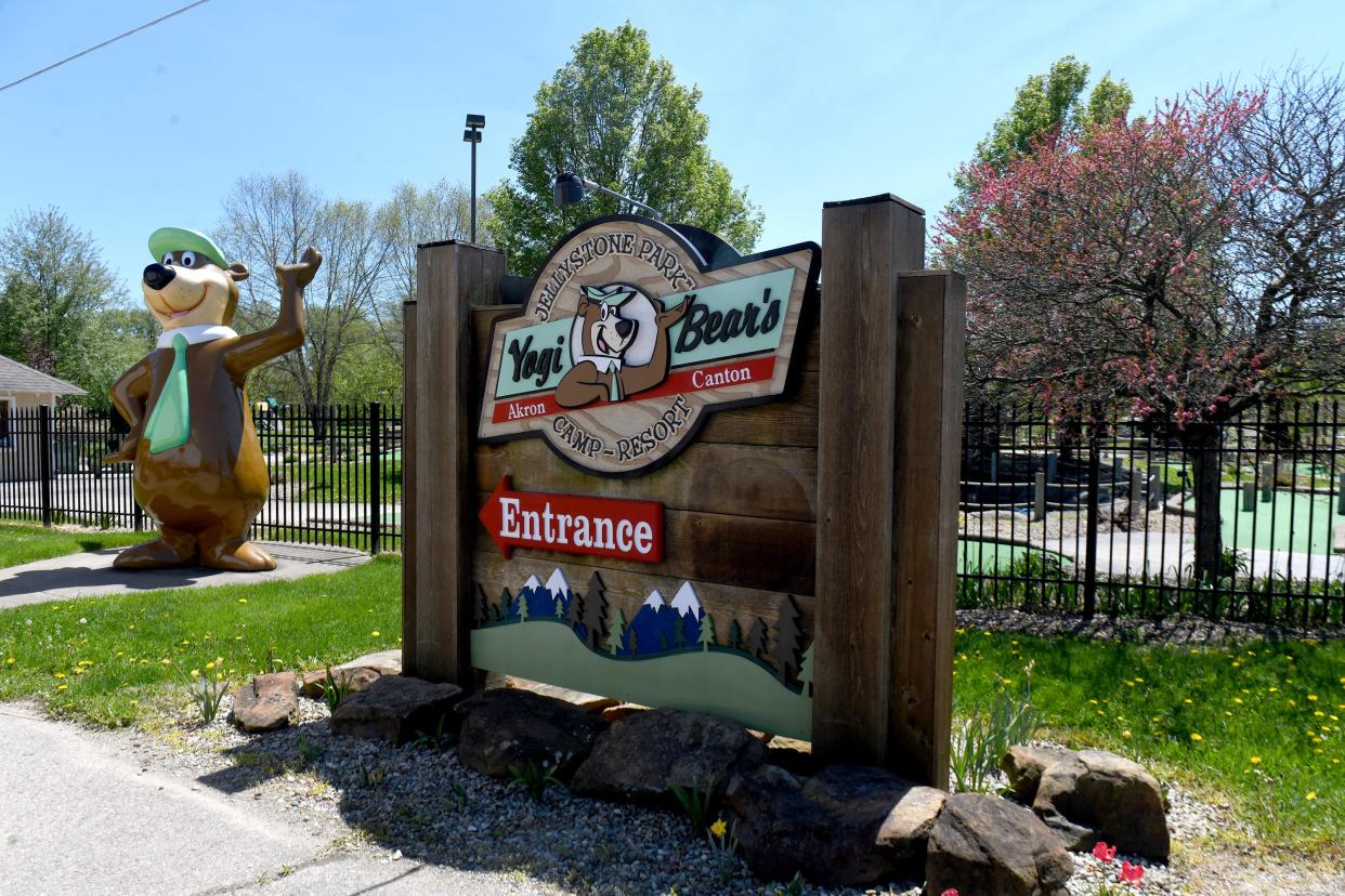 Clearwater Park, which is part of the Yogi Bear's Jellystone Camp-Resorts network, is marking 75 years in business this year. "This whole place is based on families and nothing but," co-owner Mert Yoder said.