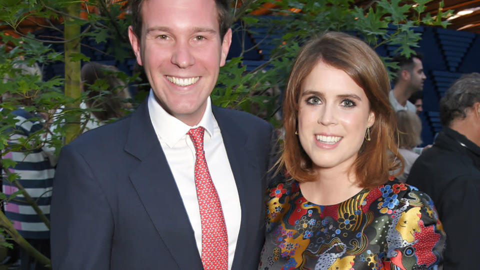 Princess Eugenie and Jack Brooksbank announced their engagement in January (Getty)