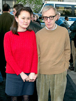 Soon-Yi Previn and Woody Allen at the New York premiere of Dreamworks' Hollywood Ending