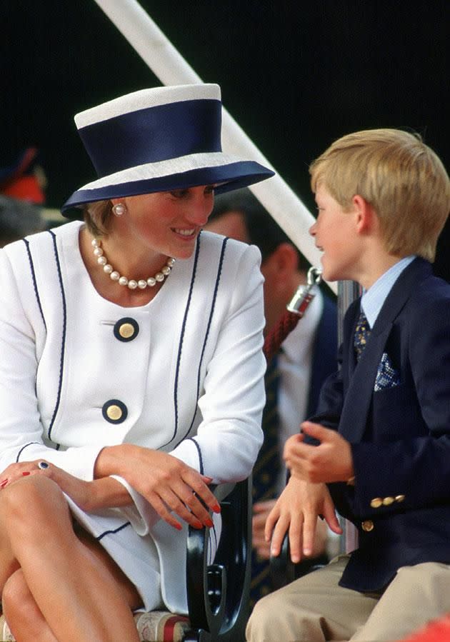 Harry regrets the brevity of his last conversation with his mum. Photo: Getty