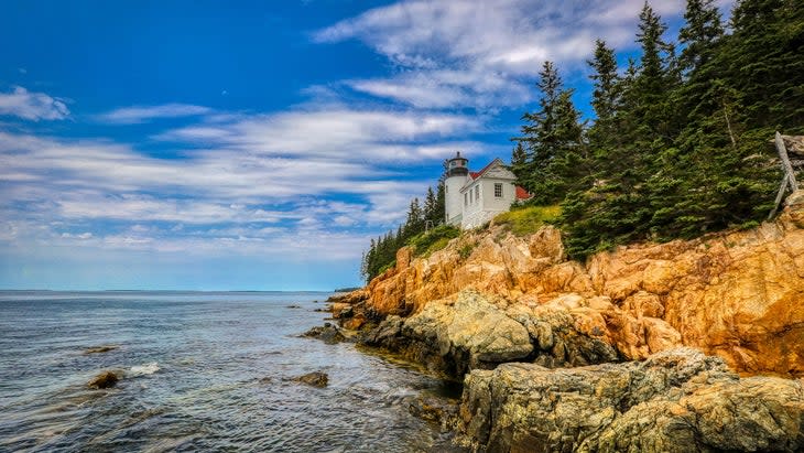 lighthouse and coast